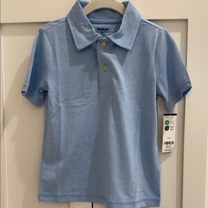 OshKosh B'gosh Light Blue Performance Material Polo Shirt 3T NWT